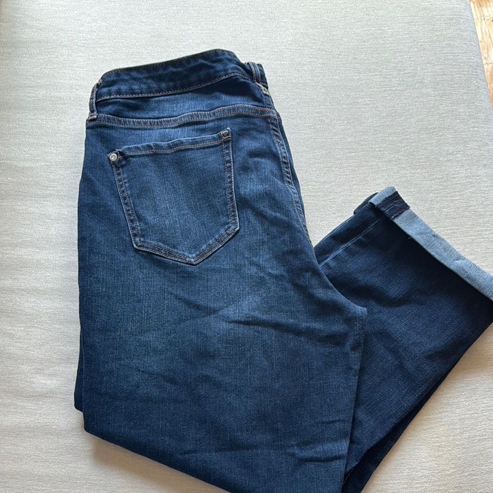Dark Blue Nine West Capri Jeans